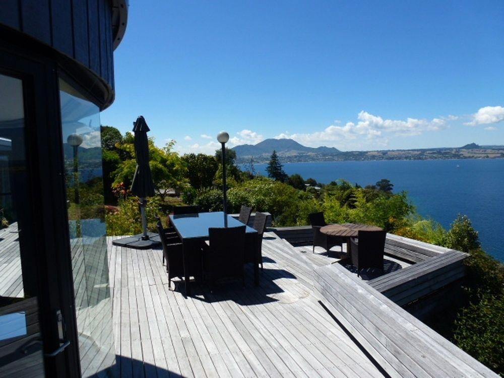 Serenity On Wakeman Lago Lago Taupo Esterno foto